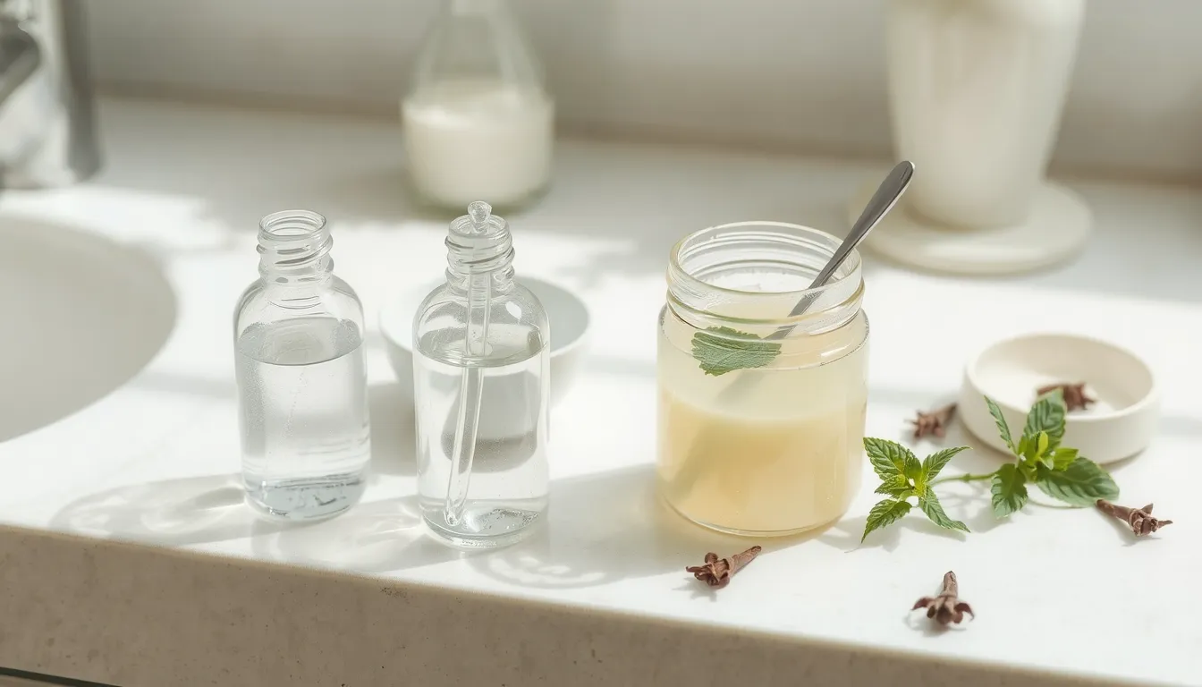 huiles essentielles pour bain de bouche