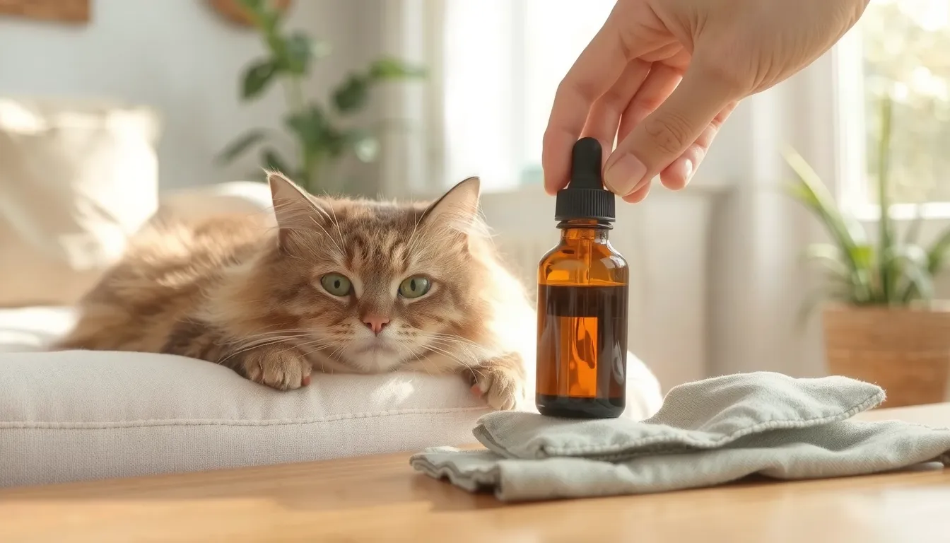 huiles essentielles chat puces